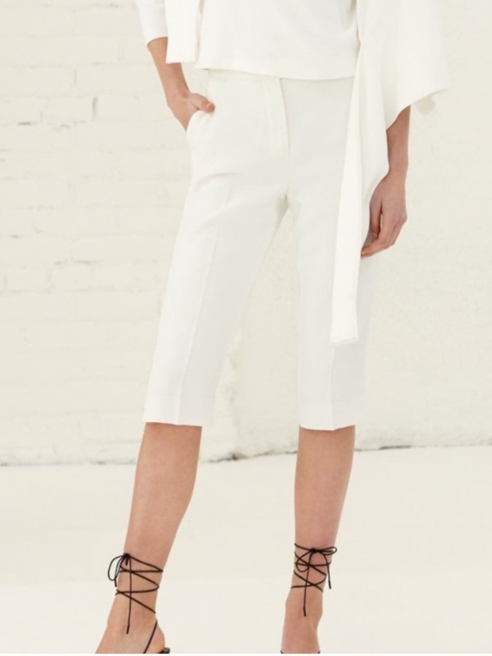 NEW Babaton 1-01 Medina Tailored Trouser Bermuda Shorts Long Longline Jorts